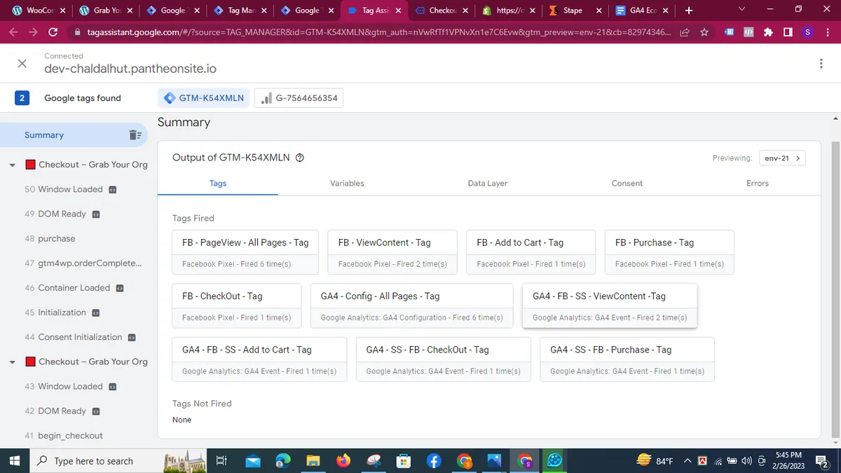 GTM সার্ভার সাইড ডিবাগ