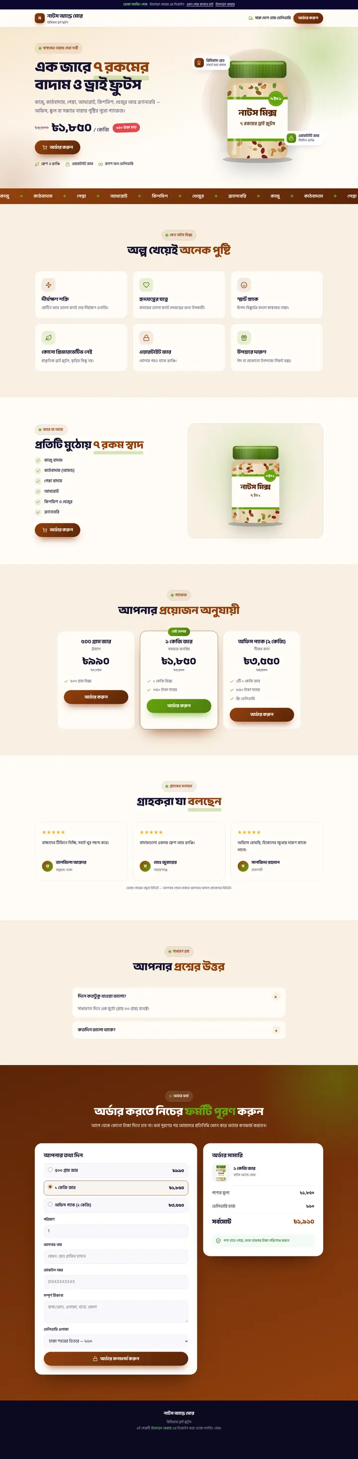 নাটস অ্যান্ড মোর — ড্রাই ফ্রুটস মিক্স